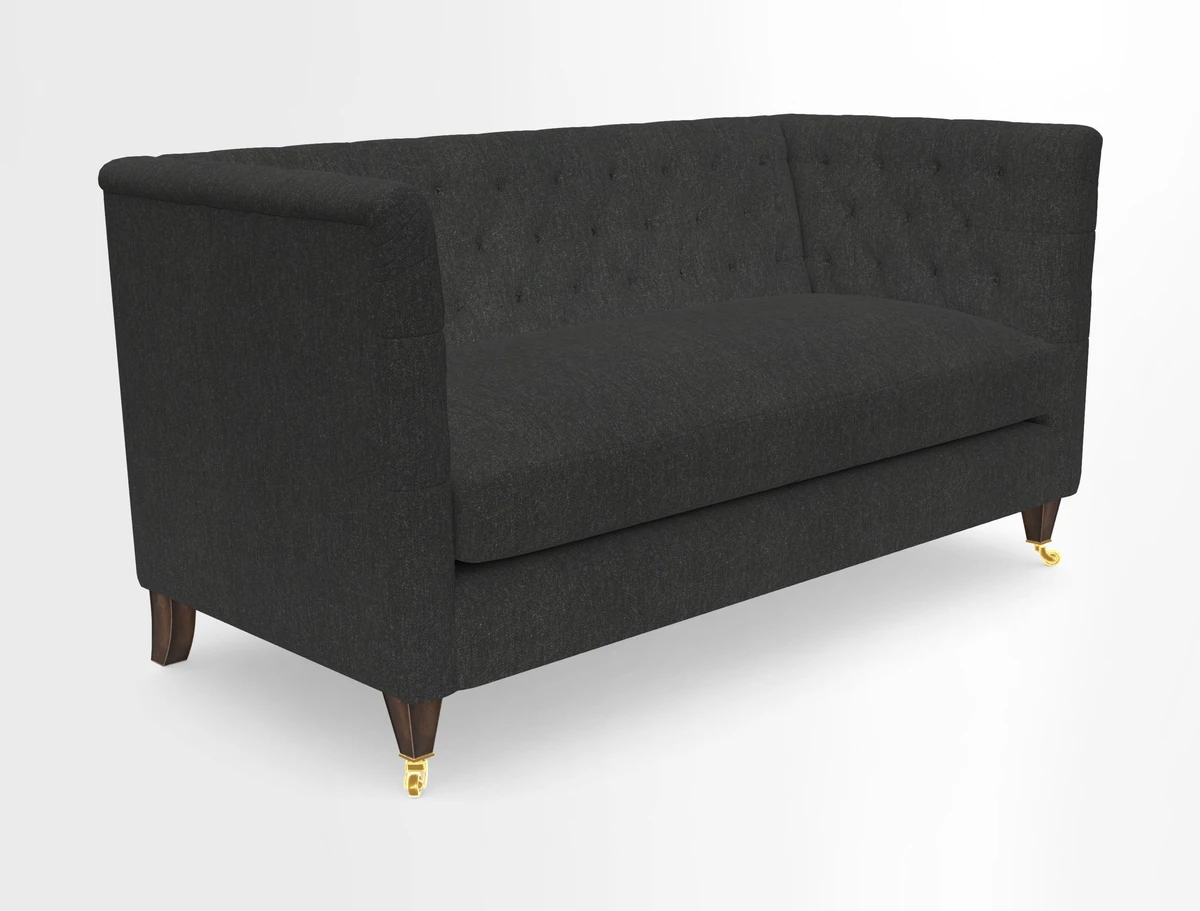 Holt Sofa in Cloth 22 Grand Teton Jade Seat in Cloth 22 Cedar Breaks Jade