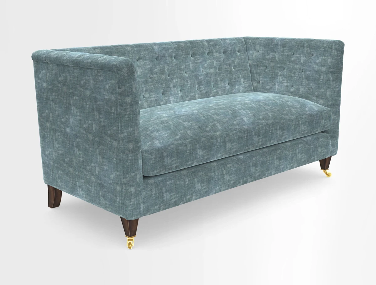 Holt Sofa in Cloth 22 Grand Teton Jade Seat in Cloth 22 Cedar Breaks Jade