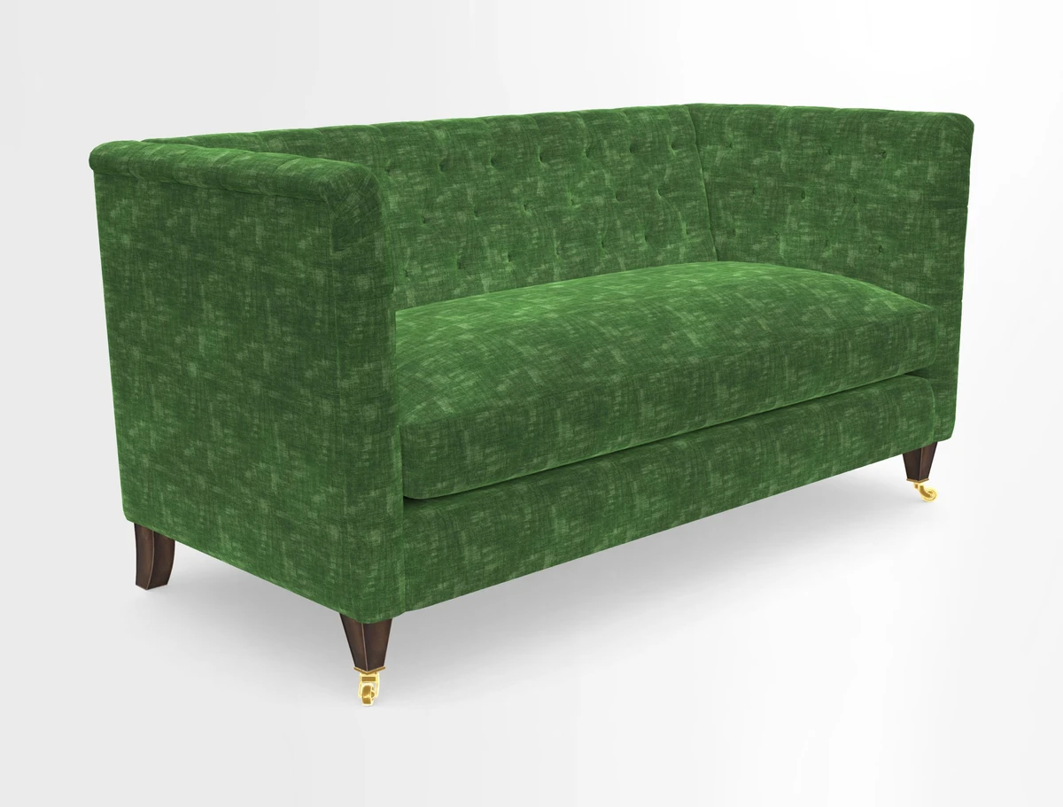 Holt Sofa in Cloth 22 Grand Teton Jade Seat in Cloth 22 Cedar Breaks Jade