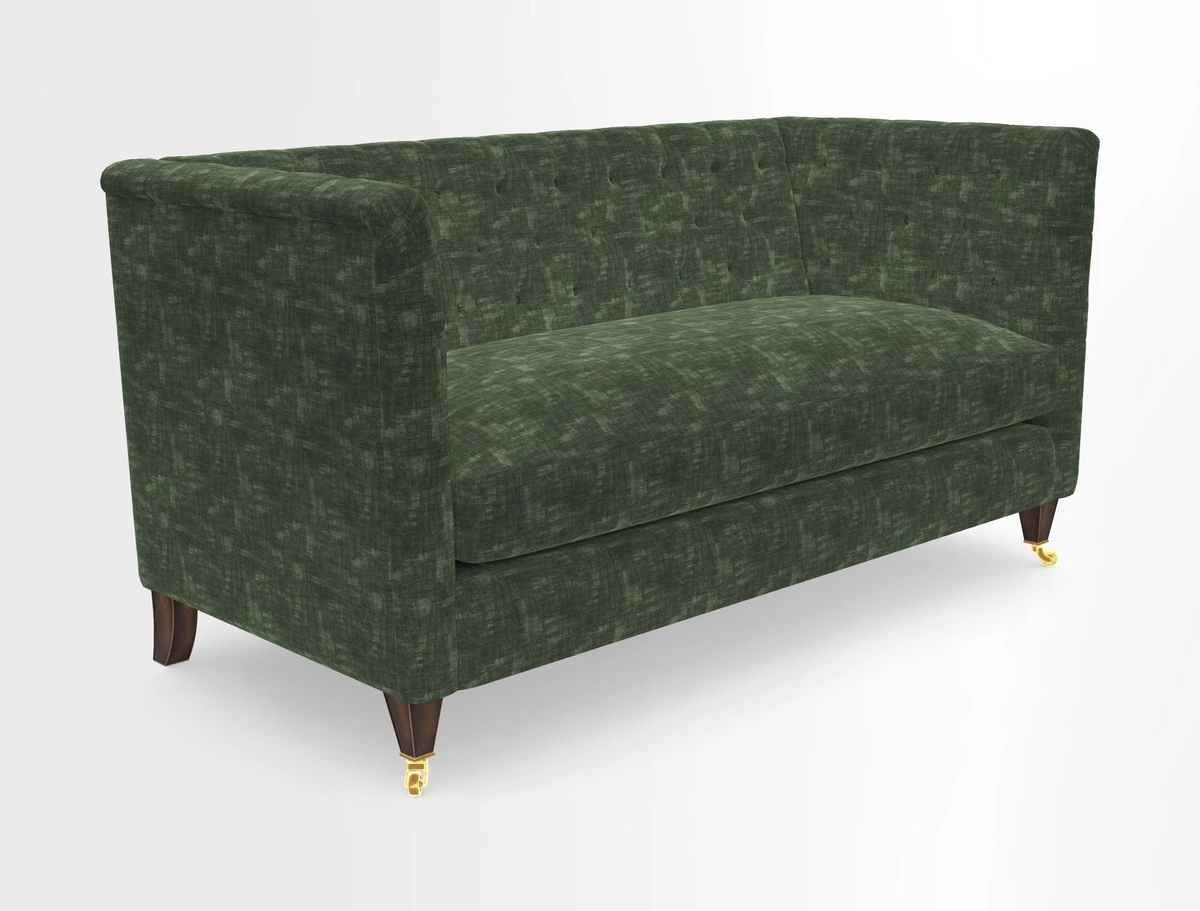 Holt Sofa in Cloth 22 Grand Teton Jade Seat in Cloth 22 Cedar Breaks Jade