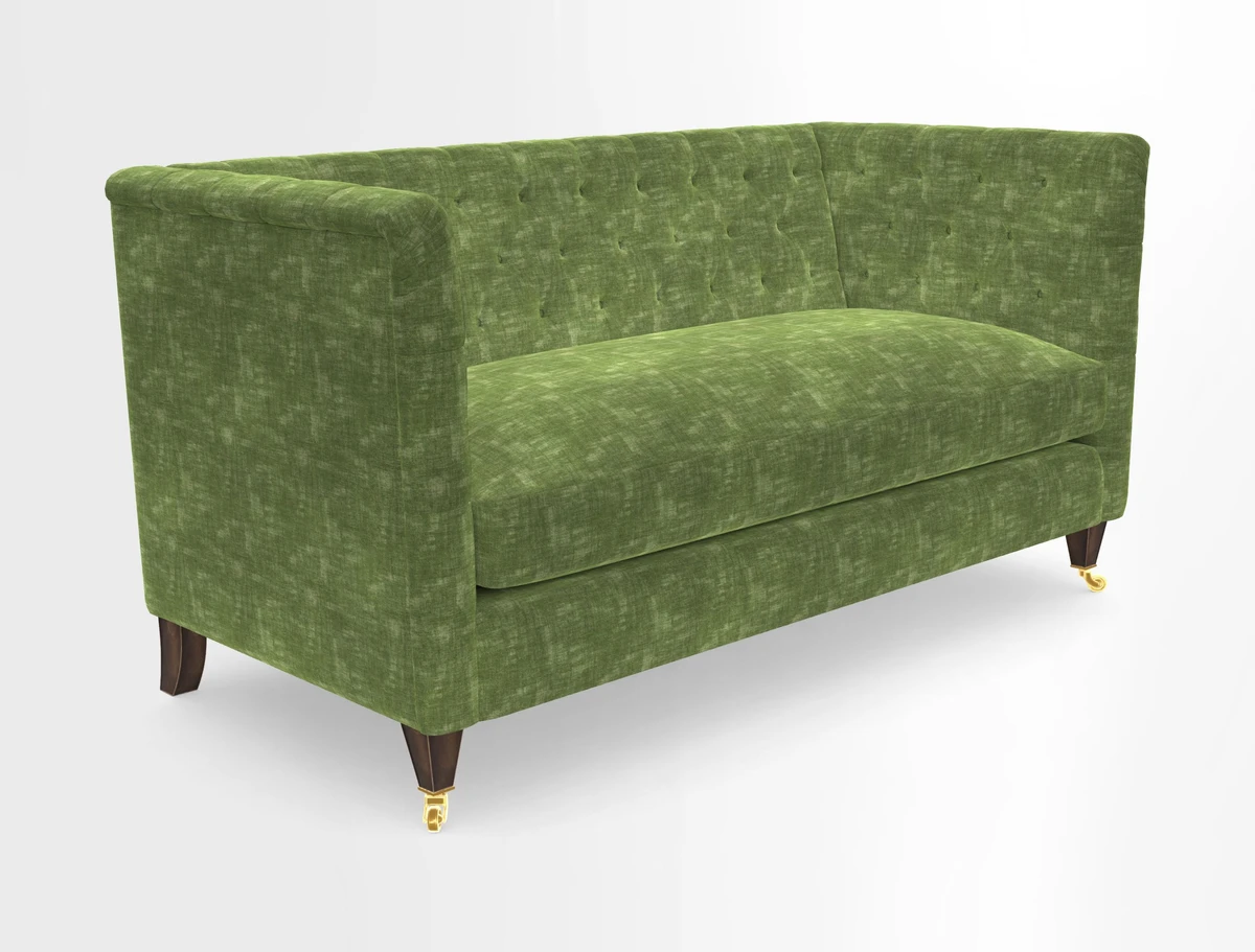 Holt Sofa in Cloth 22 Grand Teton Jade Seat in Cloth 22 Cedar Breaks Jade