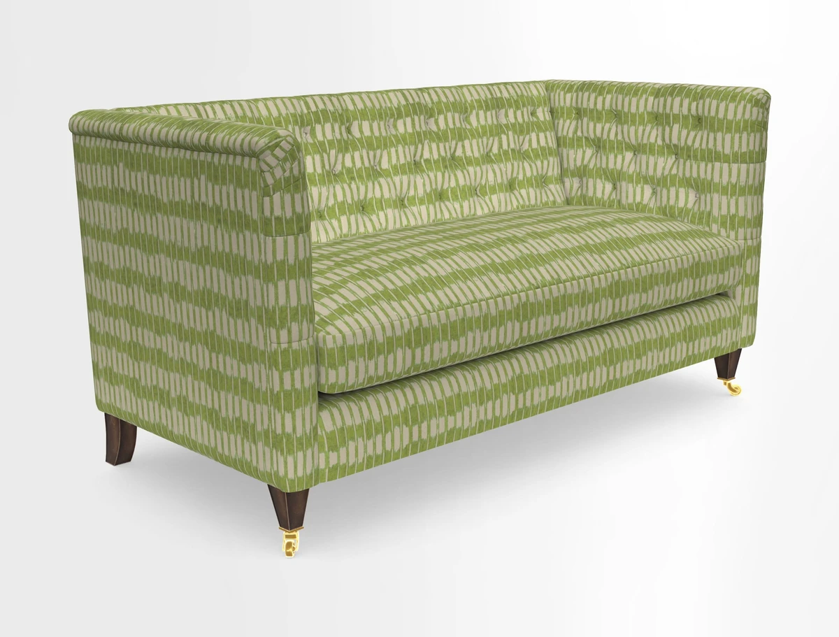 Holt Sofa in Cloth 22 Grand Teton Jade Seat in Cloth 22 Cedar Breaks Jade