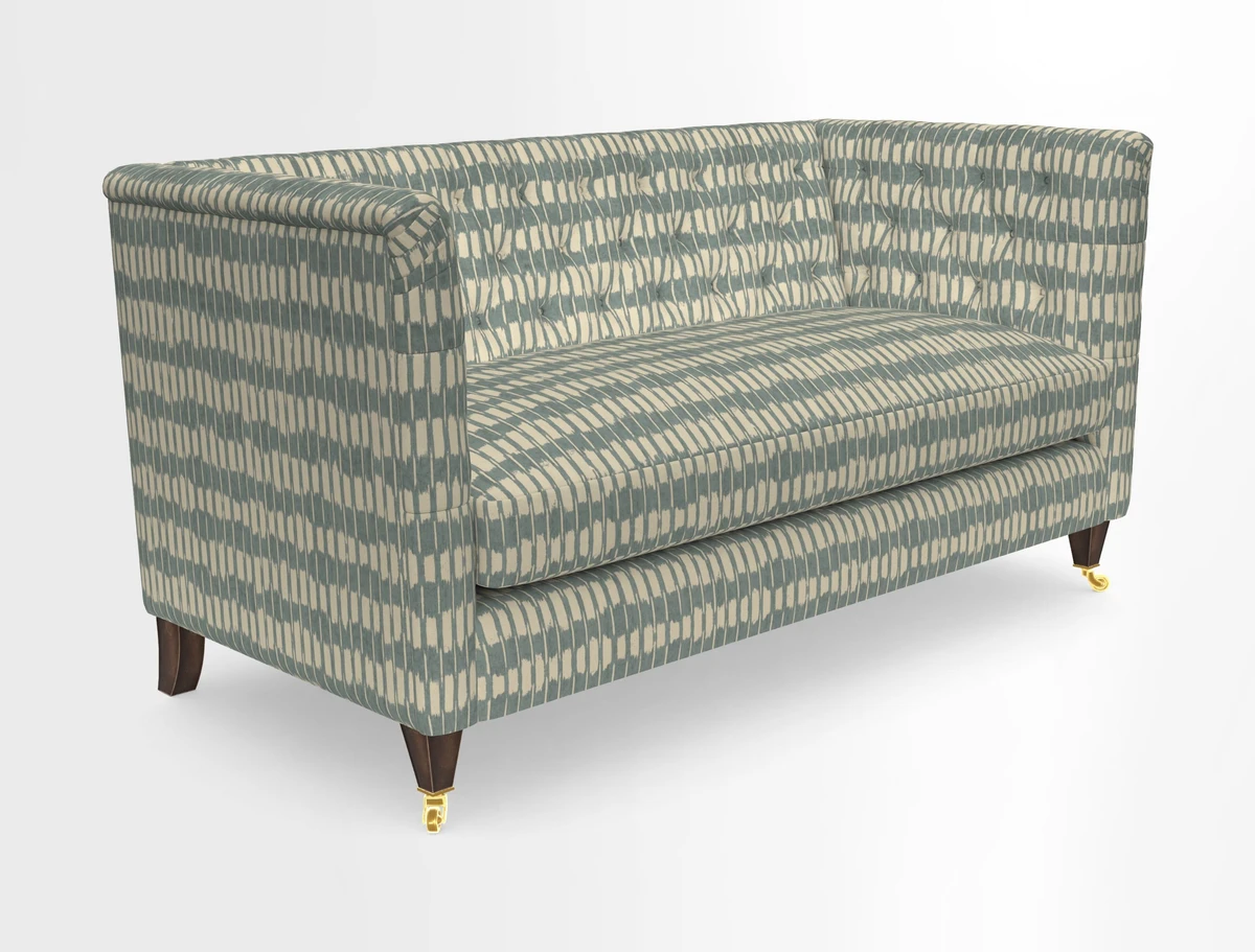 Holt Sofa in Cloth 22 Grand Teton Jade Seat in Cloth 22 Cedar Breaks Jade