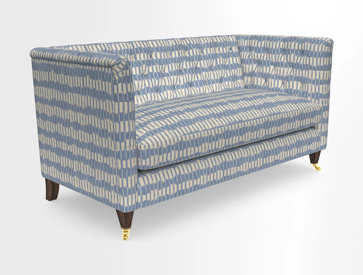 Holt Sofa in Cloth 22 Grand Teton Jade Seat in Cloth 22 Cedar Breaks Jade