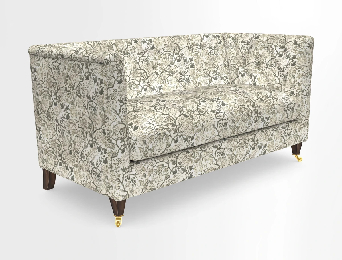 Holt Sofa in Cloth 22 Grand Teton Jade Seat in Cloth 22 Cedar Breaks Jade