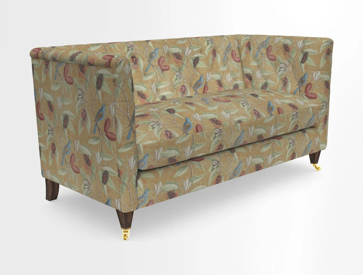 Holt Sofa in Cloth 22 Grand Teton Jade Seat in Cloth 22 Cedar Breaks Jade