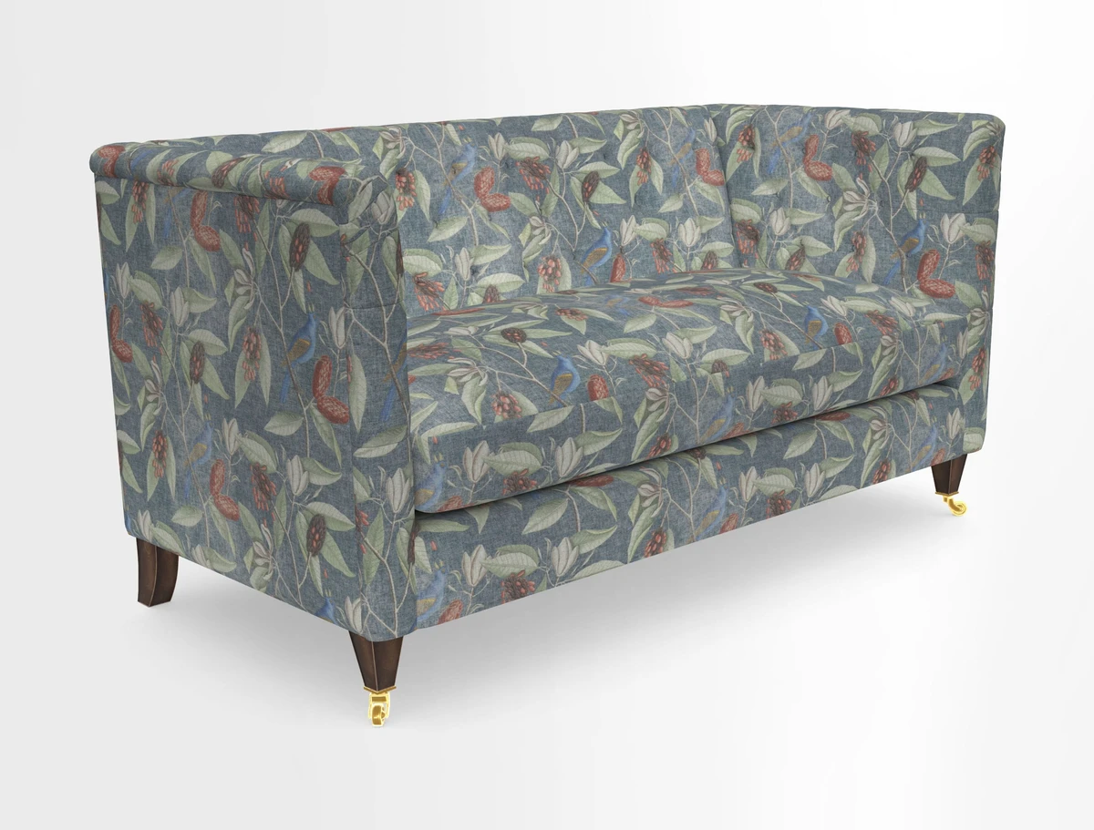 Holt Sofa in Cloth 22 Grand Teton Jade Seat in Cloth 22 Cedar Breaks Jade