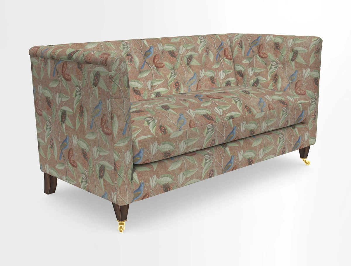 Holt Sofa in Cloth 22 Grand Teton Jade Seat in Cloth 22 Cedar Breaks Jade