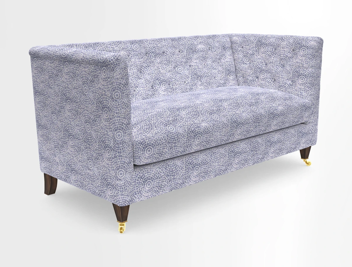 Holt Sofa in Cloth 22 Grand Teton Jade Seat in Cloth 22 Cedar Breaks Jade