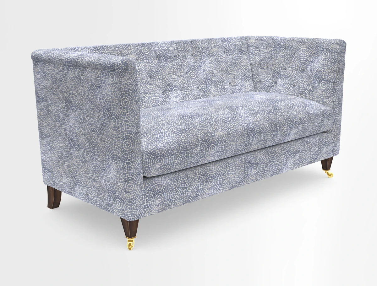 Holt Sofa in Cloth 22 Grand Teton Jade Seat in Cloth 22 Cedar Breaks Jade