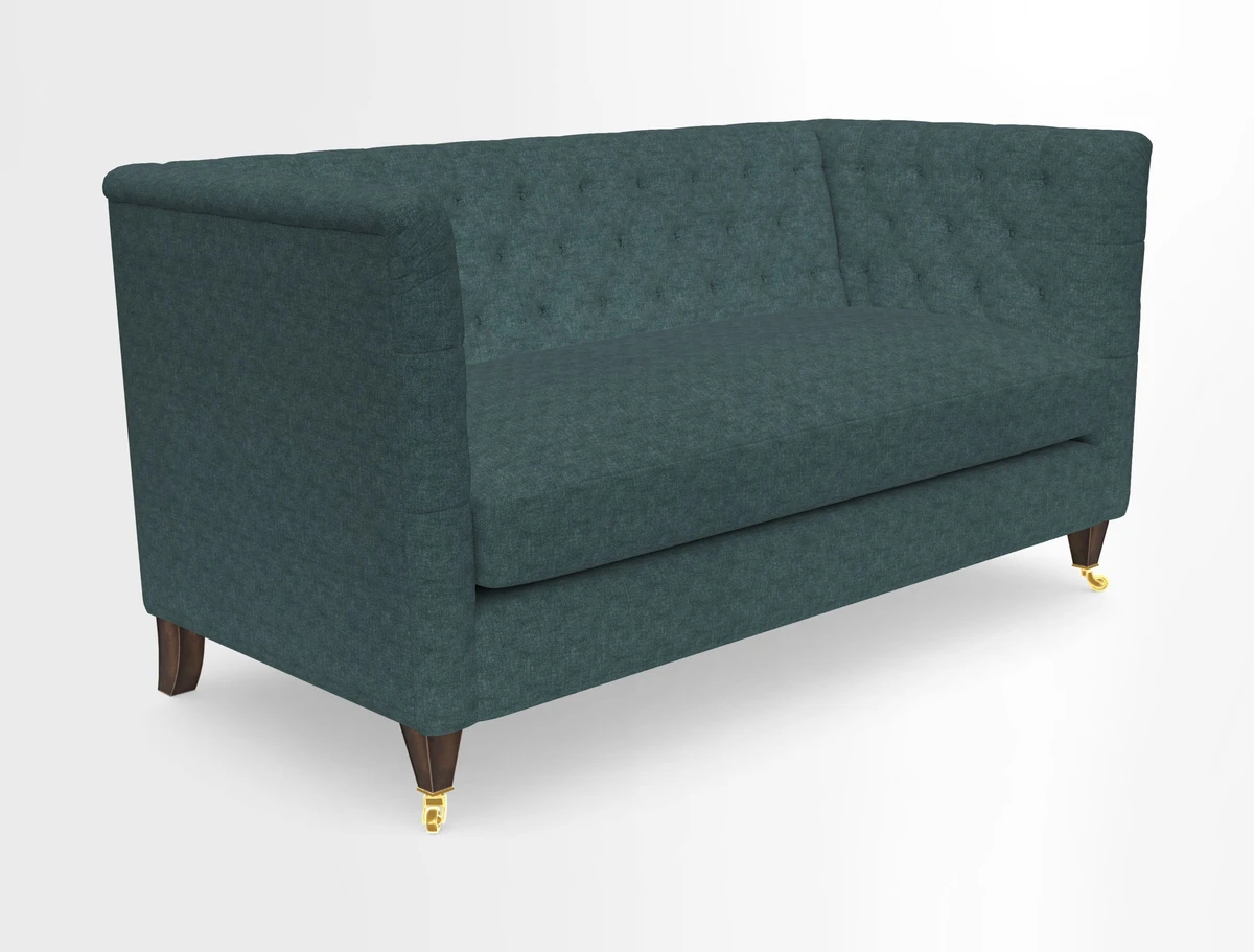 Holt Sofa in Cloth 22 Grand Teton Jade Seat in Cloth 22 Cedar Breaks Jade