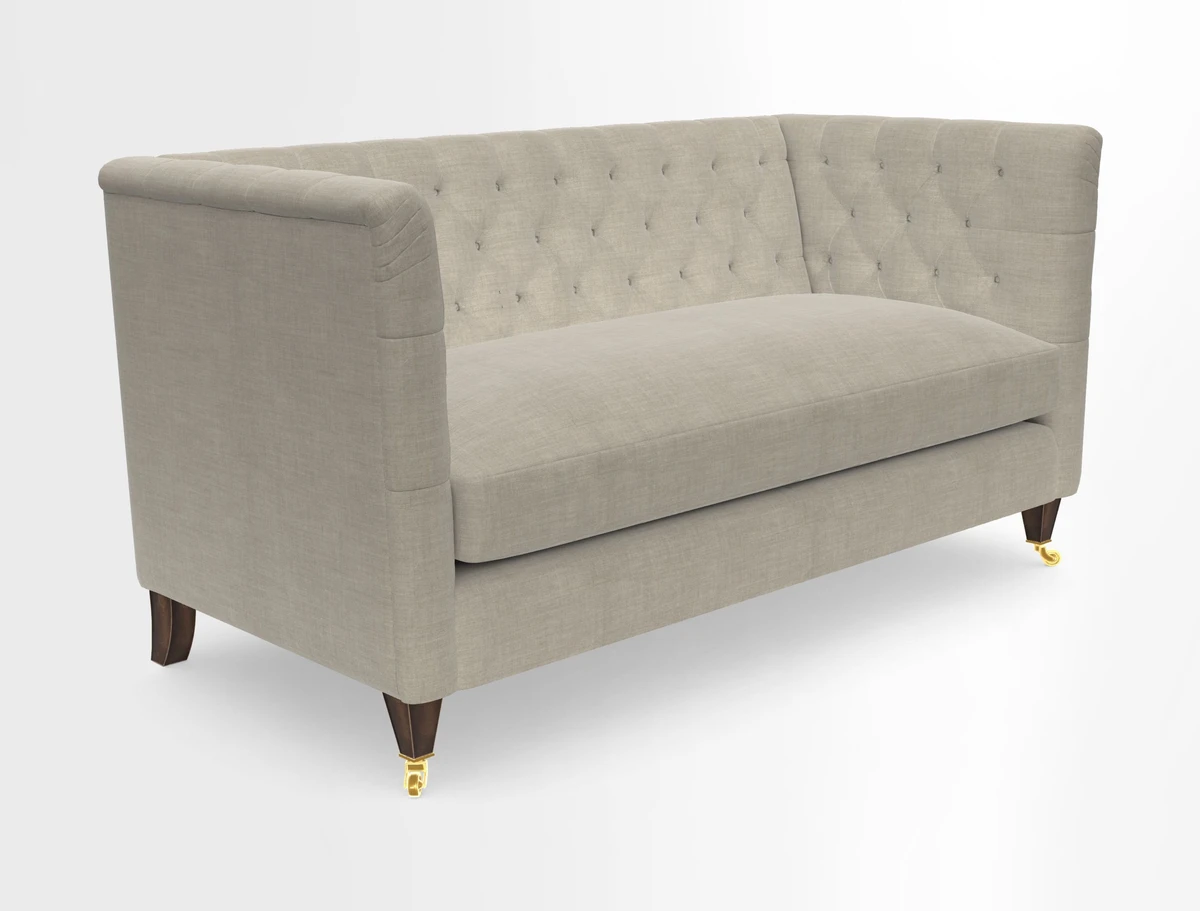 Holt Sofa in Cloth 22 Grand Teton Jade Seat in Cloth 22 Cedar Breaks Jade