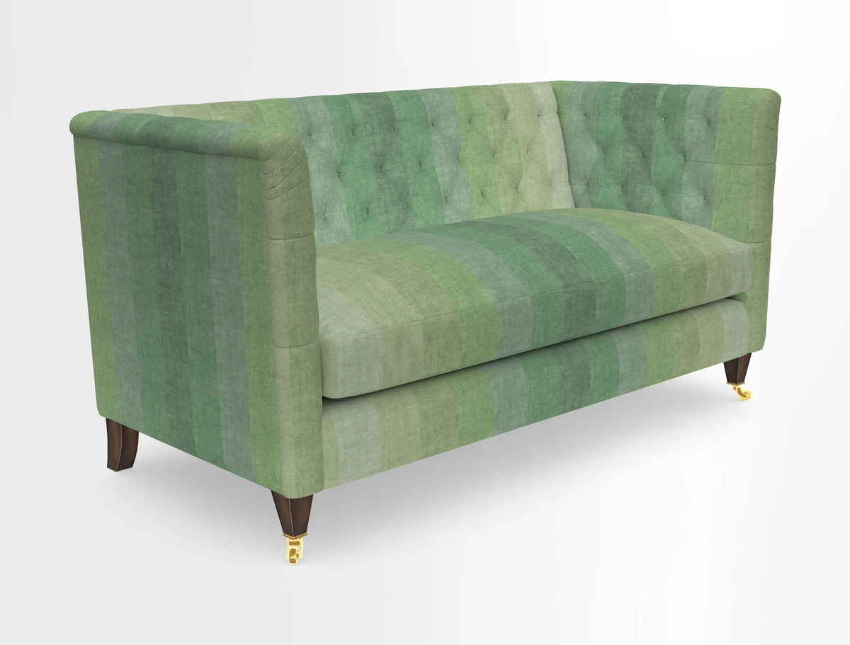 Holt Sofa in Cloth 22 Grand Teton Jade Seat in Cloth 22 Cedar Breaks Jade