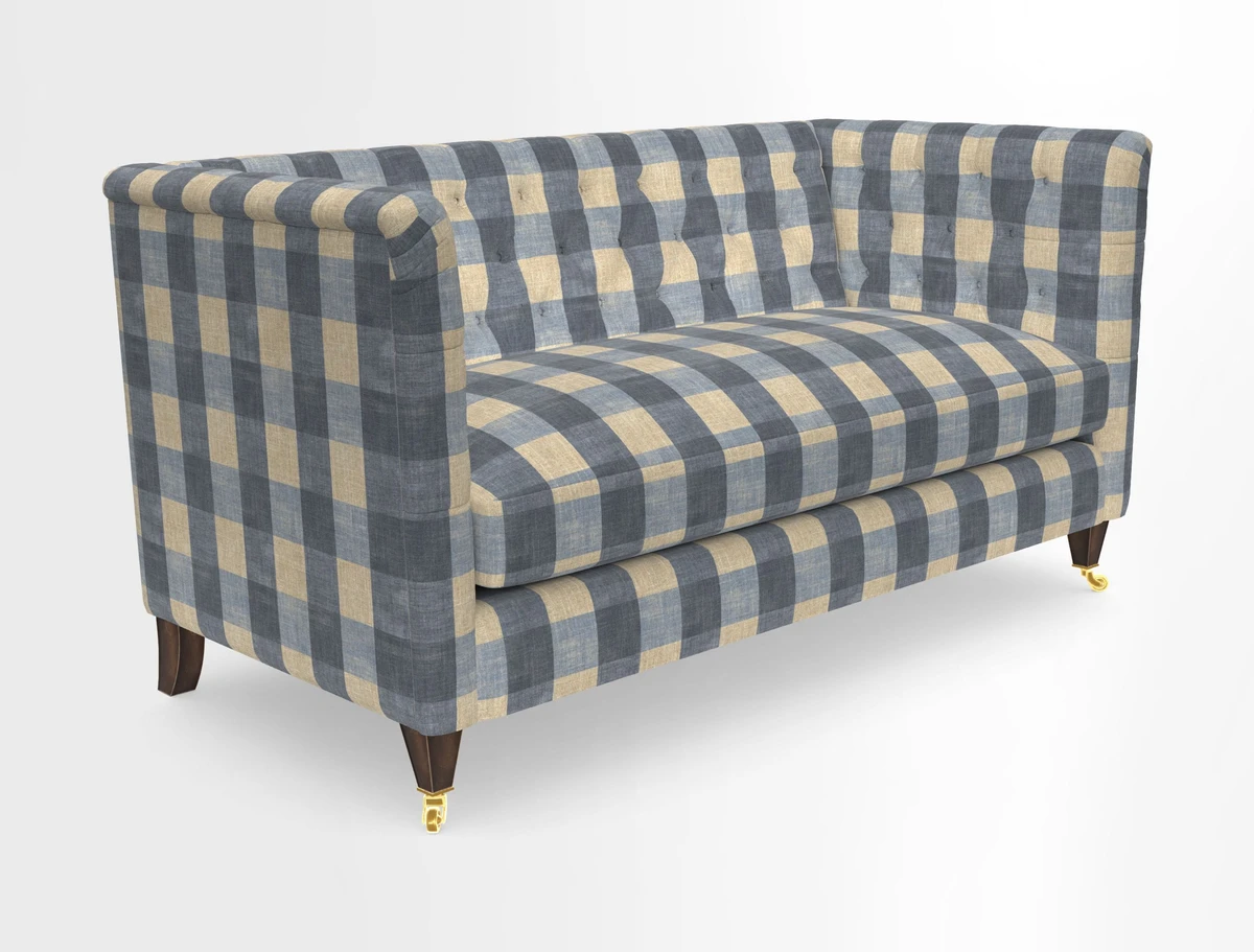 Holt Sofa in Cloth 22 Grand Teton Jade Seat in Cloth 22 Cedar Breaks Jade