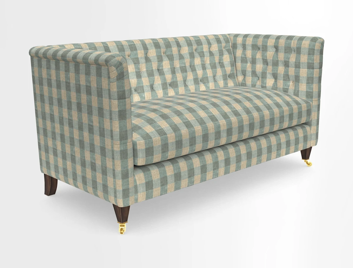 Holt Sofa in Cloth 22 Grand Teton Jade Seat in Cloth 22 Cedar Breaks Jade