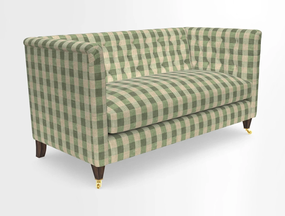 Holt Sofa in Cloth 22 Grand Teton Jade Seat in Cloth 22 Cedar Breaks Jade