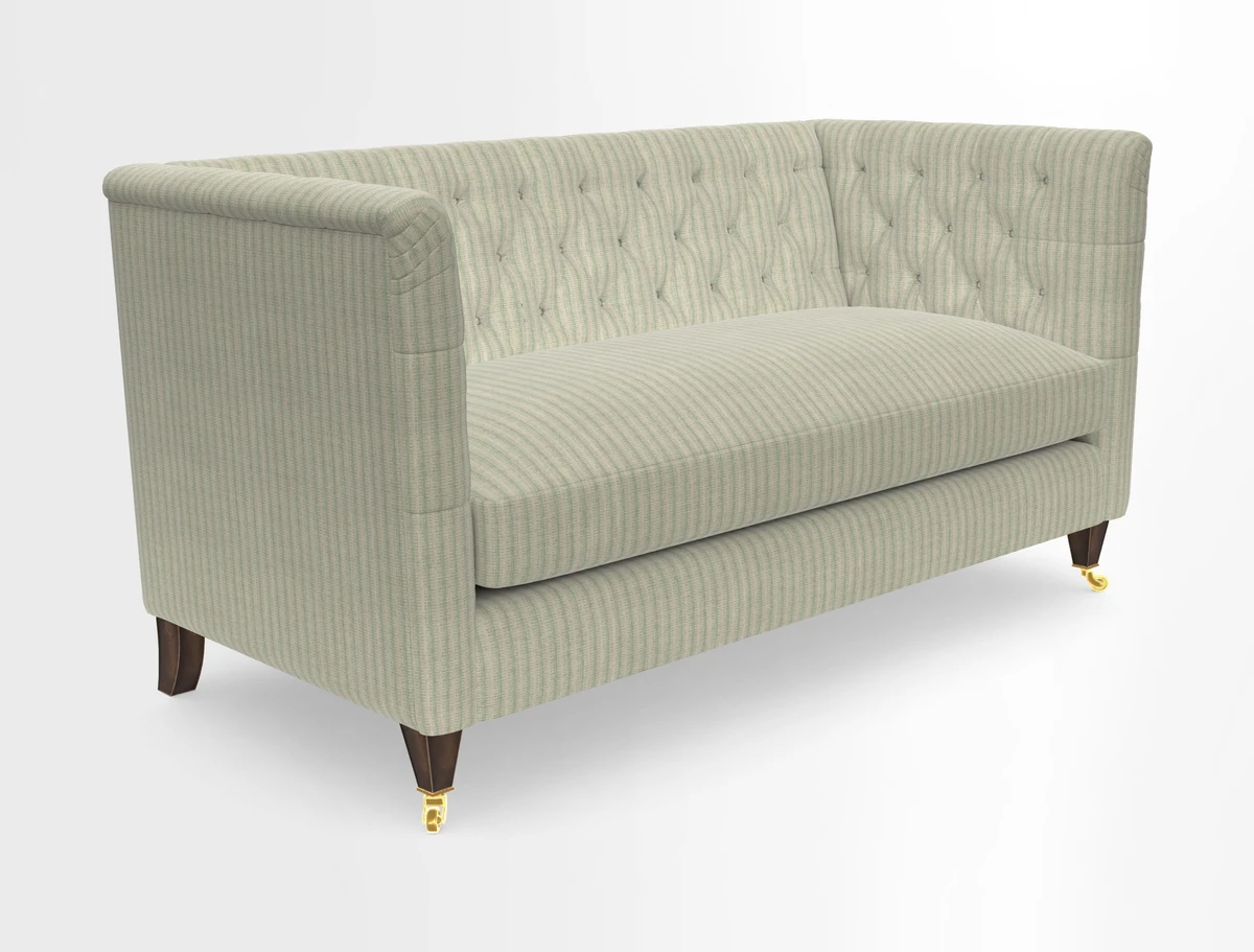 Holt Sofa in Cloth 22 Grand Teton Jade Seat in Cloth 22 Cedar Breaks Jade