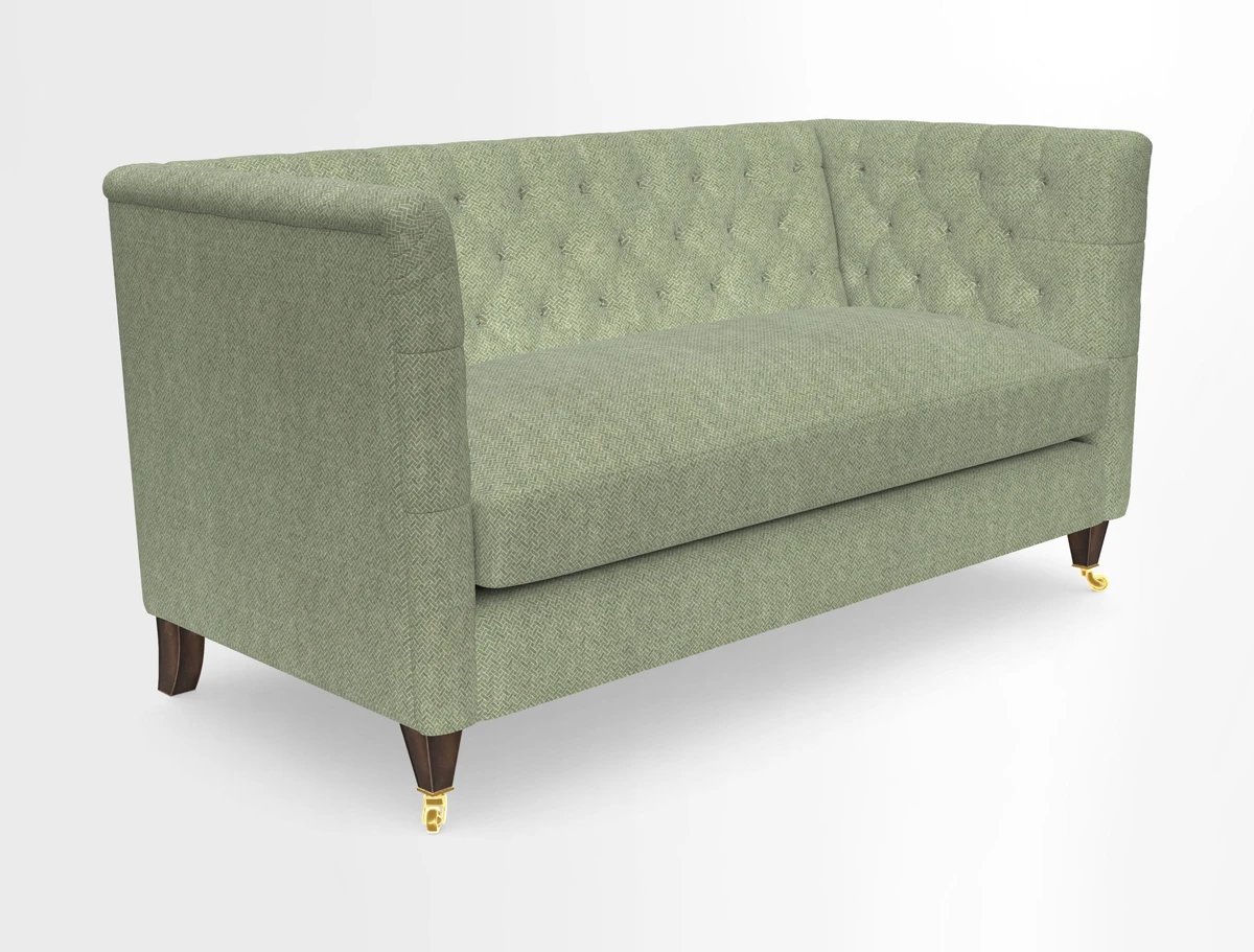Holt Sofa in Cloth 22 Grand Teton Jade Seat in Cloth 22 Cedar Breaks Jade