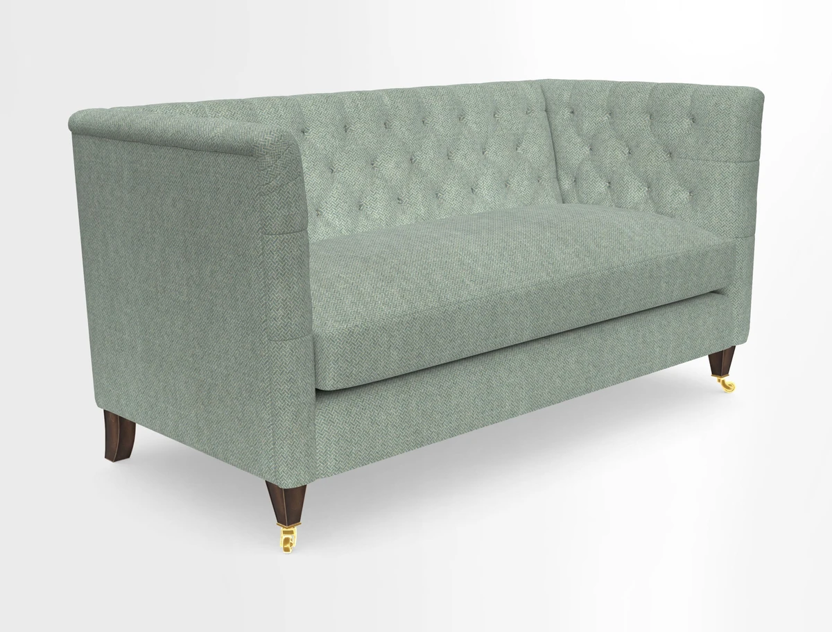 Holt Sofa in Cloth 22 Grand Teton Jade Seat in Cloth 22 Cedar Breaks Jade
