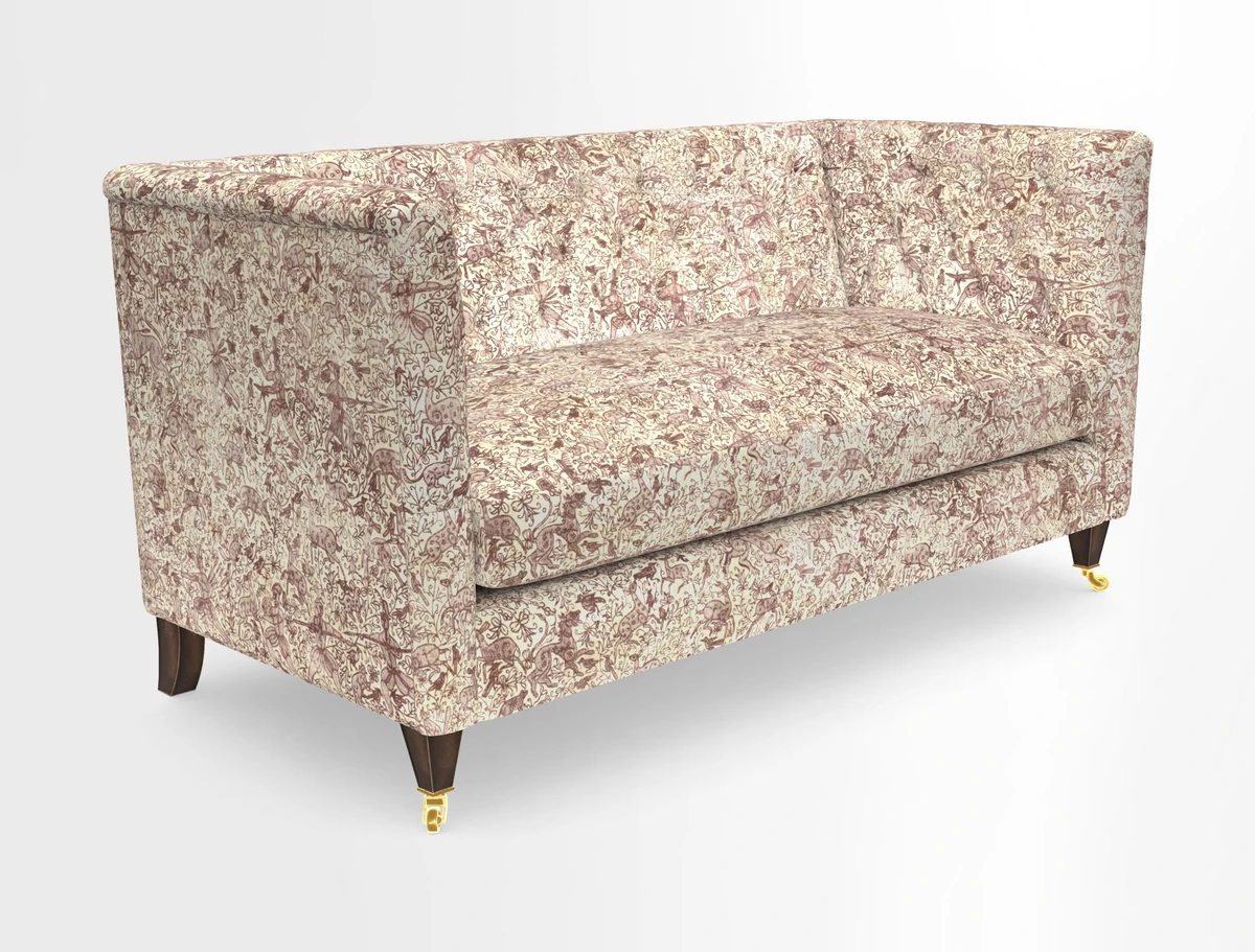 Holt Sofa in Cloth 22 Grand Teton Jade Seat in Cloth 22 Cedar Breaks Jade