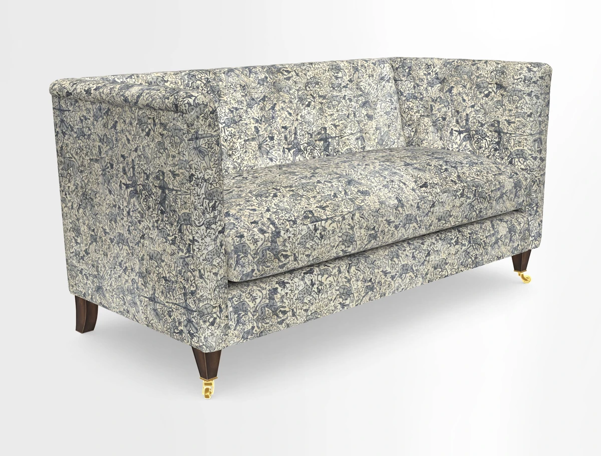 Holt Sofa in Cloth 22 Grand Teton Jade Seat in Cloth 22 Cedar Breaks Jade
