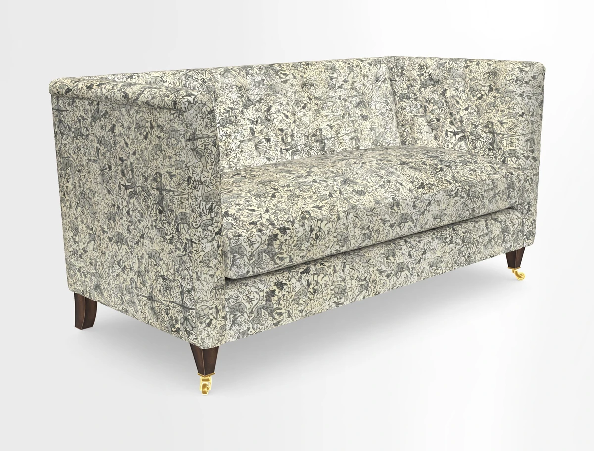 Holt Sofa in Cloth 22 Grand Teton Jade Seat in Cloth 22 Cedar Breaks Jade