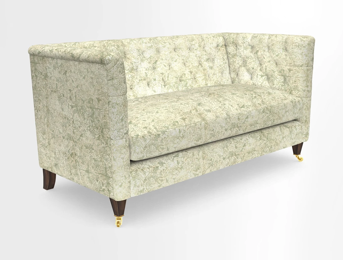 Holt Sofa in Cloth 22 Grand Teton Jade Seat in Cloth 22 Cedar Breaks Jade