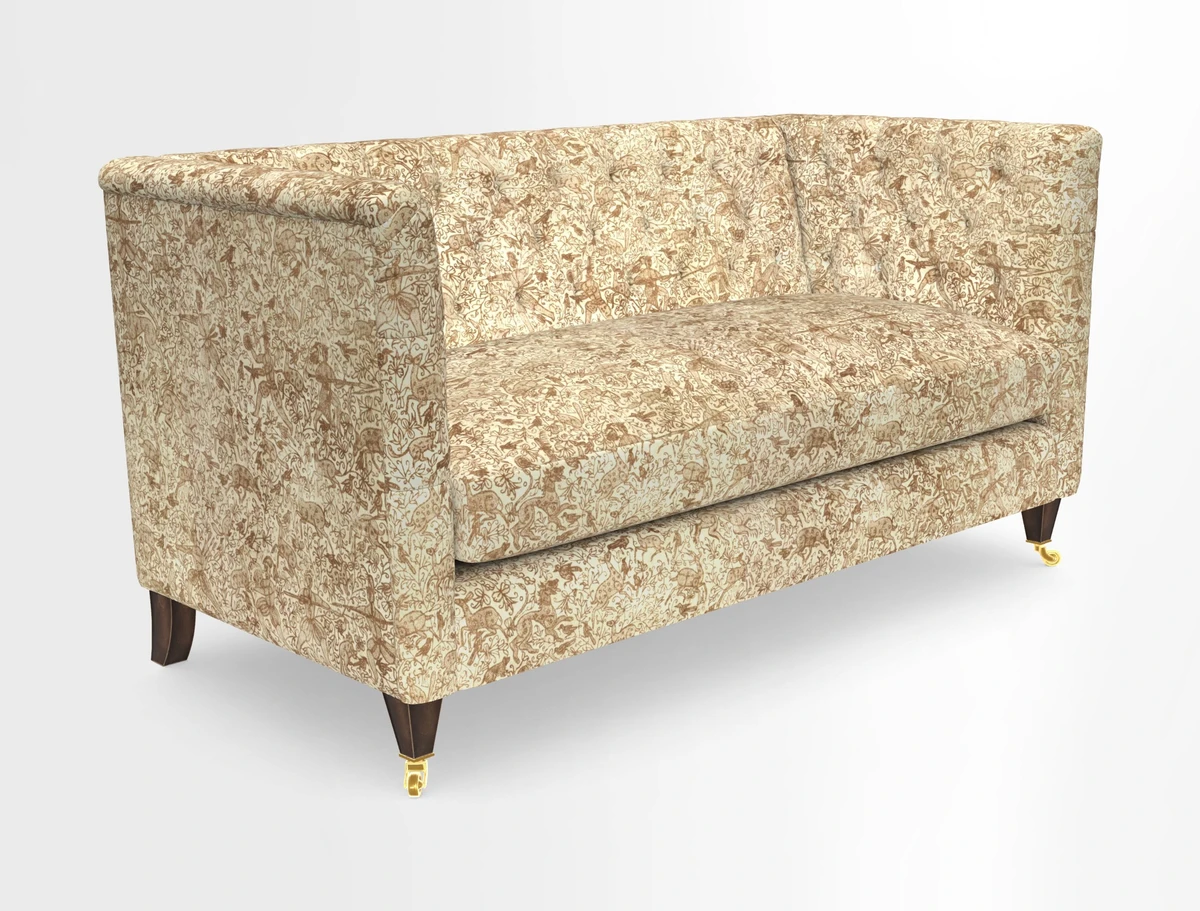 Holt Sofa in Cloth 22 Grand Teton Jade Seat in Cloth 22 Cedar Breaks Jade