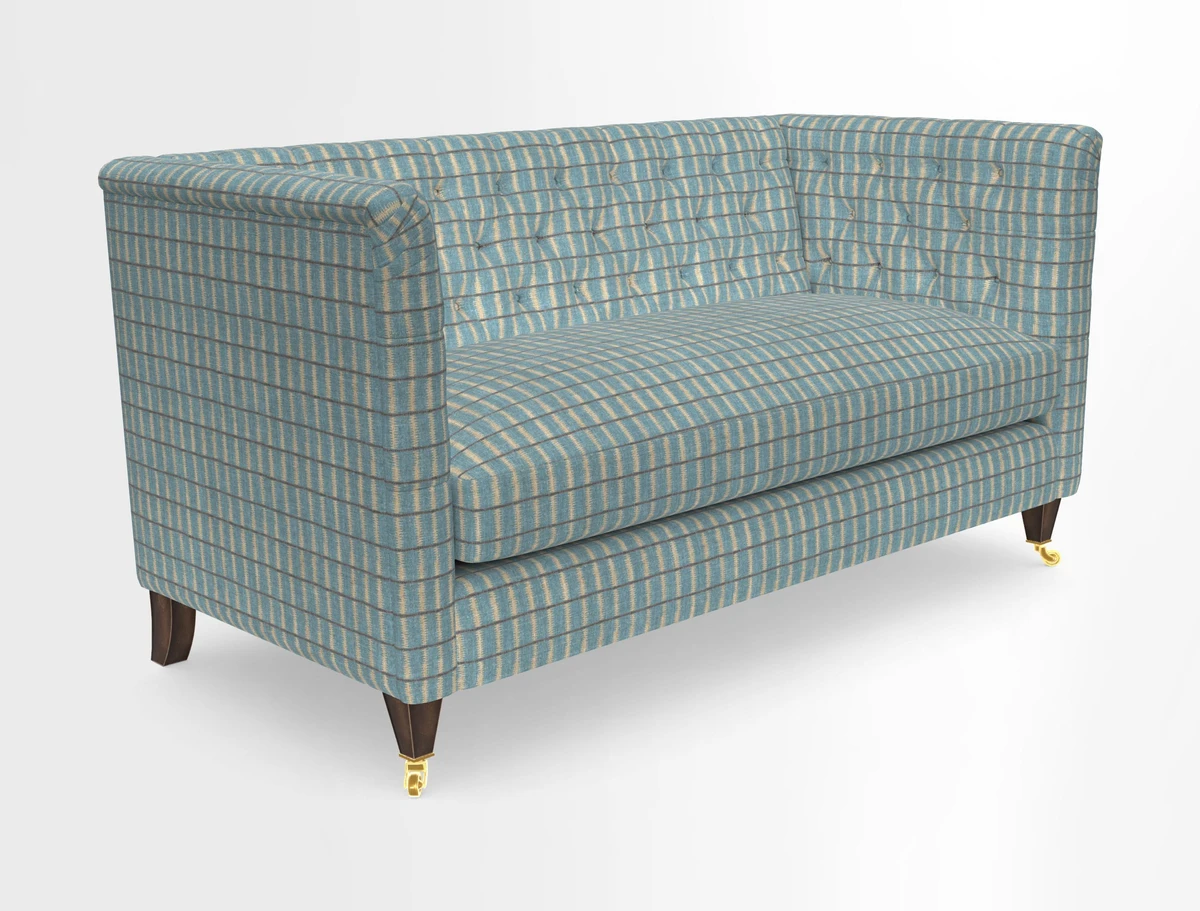 Holt Sofa in Cloth 22 Grand Teton Jade Seat in Cloth 22 Cedar Breaks Jade