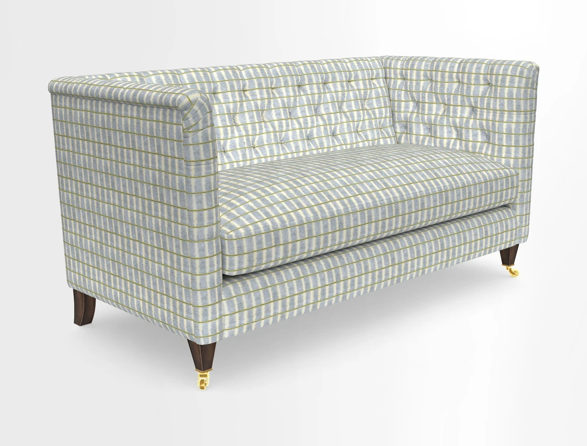 Holt Sofa in Cloth 22 Grand Teton Jade Seat in Cloth 22 Cedar Breaks Jade