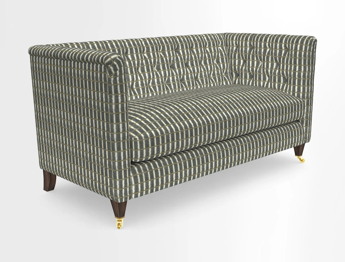 Holt Sofa in Cloth 22 Grand Teton Jade Seat in Cloth 22 Cedar Breaks Jade