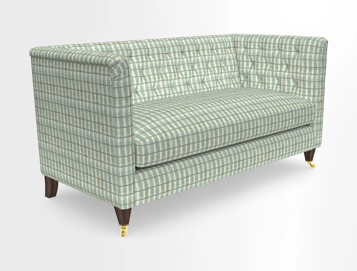 Holt Sofa in Cloth 22 Grand Teton Jade Seat in Cloth 22 Cedar Breaks Jade