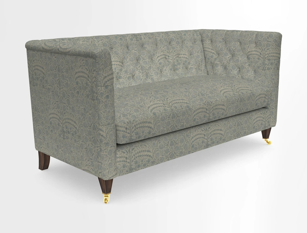 Holt Sofa in Cloth 22 Grand Teton Jade Seat in Cloth 22 Cedar Breaks Jade