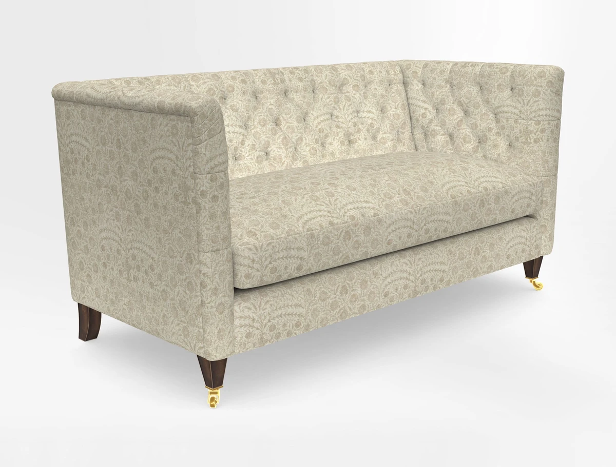 Holt Sofa in Cloth 22 Grand Teton Jade Seat in Cloth 22 Cedar Breaks Jade