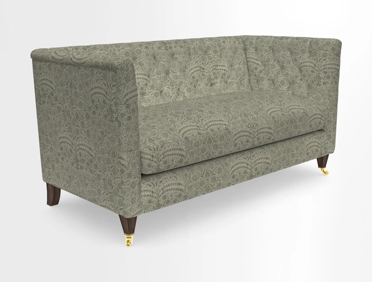 Holt Sofa in Cloth 22 Grand Teton Jade Seat in Cloth 22 Cedar Breaks Jade