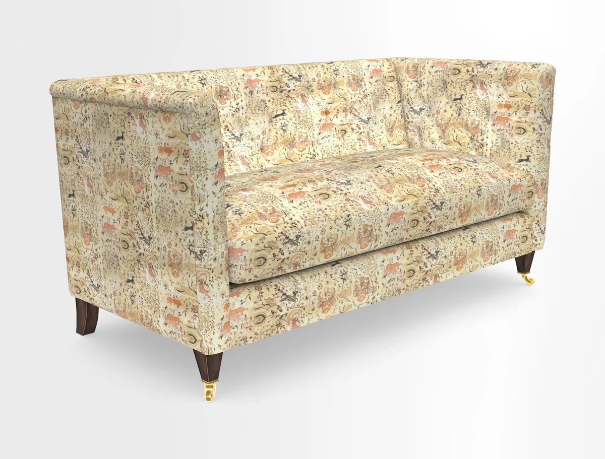 Holt Sofa in Cloth 22 Grand Teton Jade Seat in Cloth 22 Cedar Breaks Jade