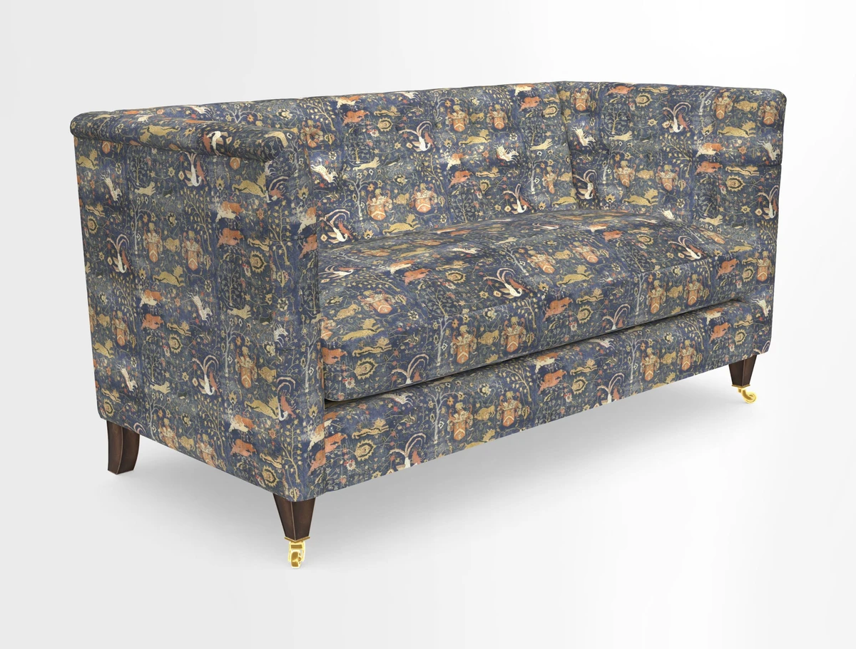Holt Sofa in Cloth 22 Grand Teton Jade Seat in Cloth 22 Cedar Breaks Jade