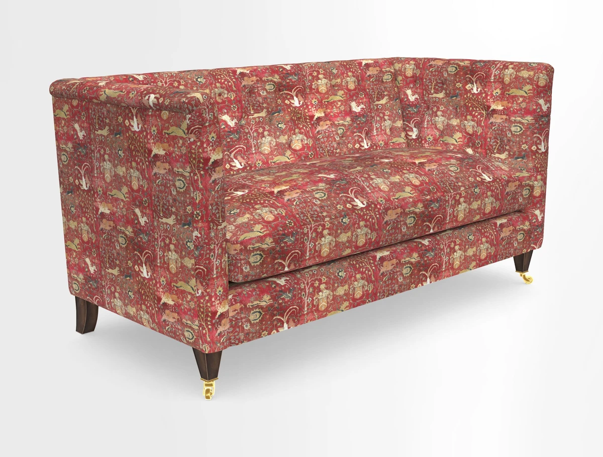 Holt Sofa in Cloth 22 Grand Teton Jade Seat in Cloth 22 Cedar Breaks Jade