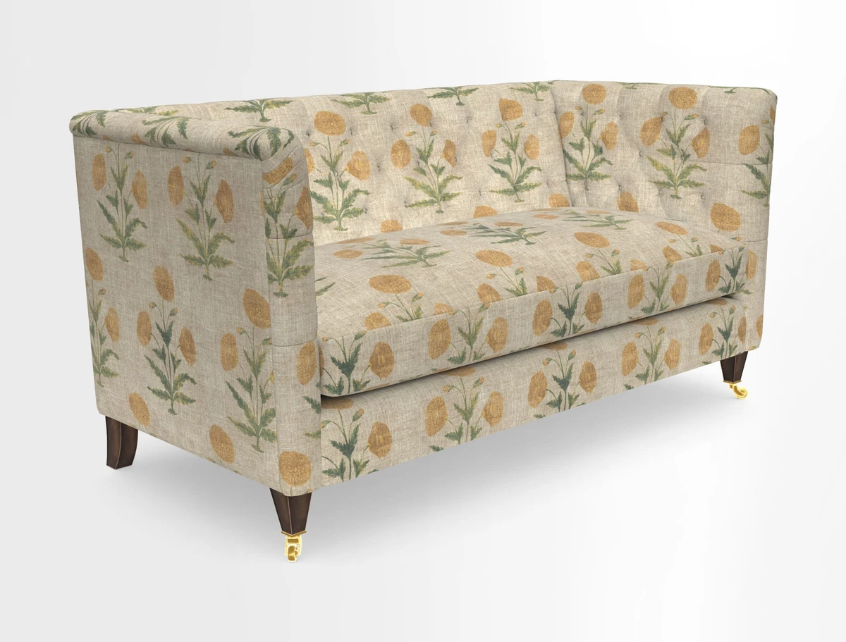Holt Sofa in Cloth 22 Grand Teton Jade Seat in Cloth 22 Cedar Breaks Jade