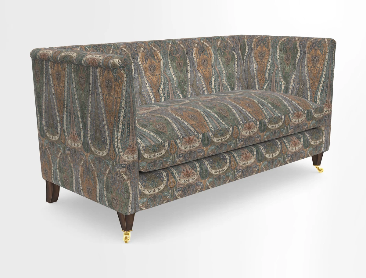 Holt Sofa in Cloth 22 Grand Teton Jade Seat in Cloth 22 Cedar Breaks Jade