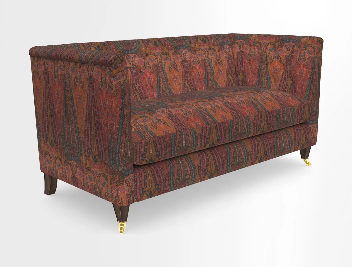 Holt Sofa in Cloth 22 Grand Teton Jade Seat in Cloth 22 Cedar Breaks Jade