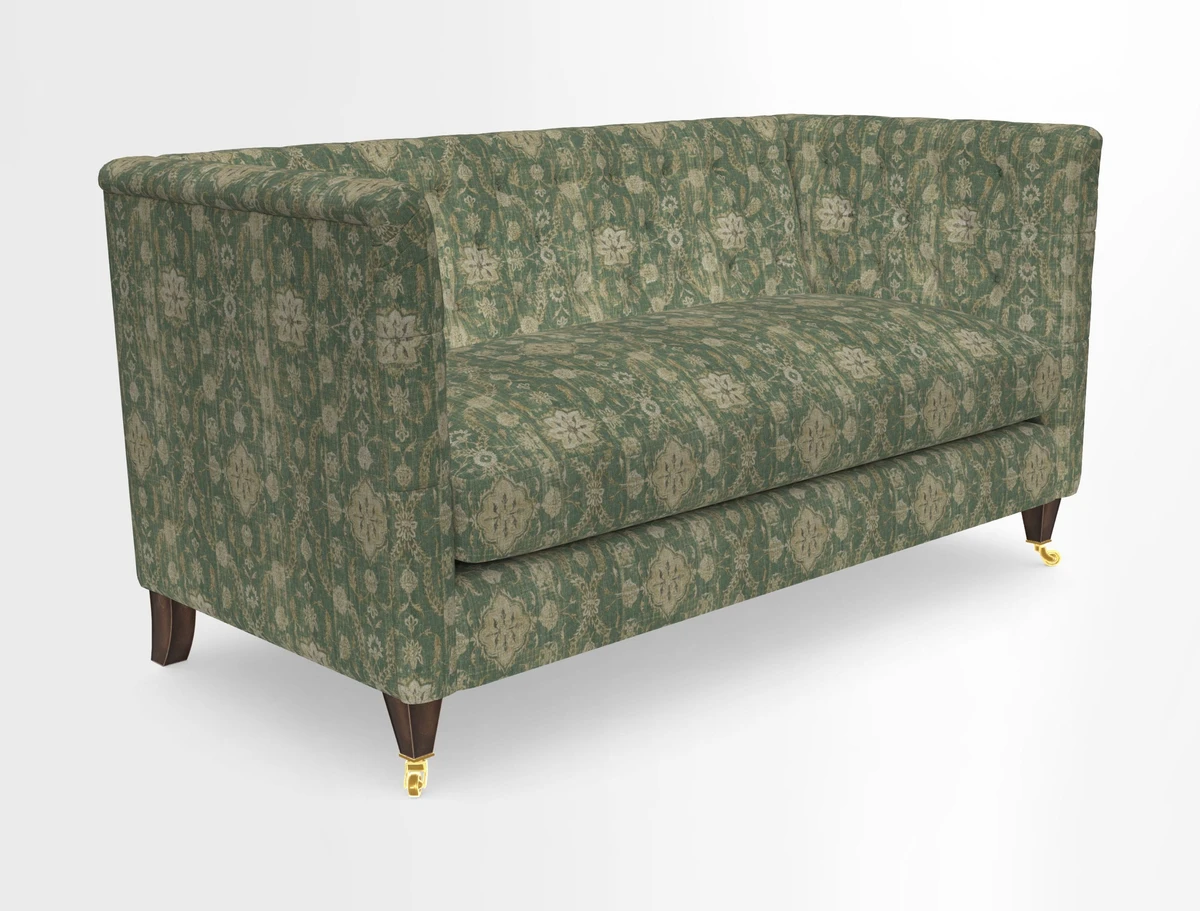 Holt Sofa in Cloth 22 Grand Teton Jade Seat in Cloth 22 Cedar Breaks Jade
