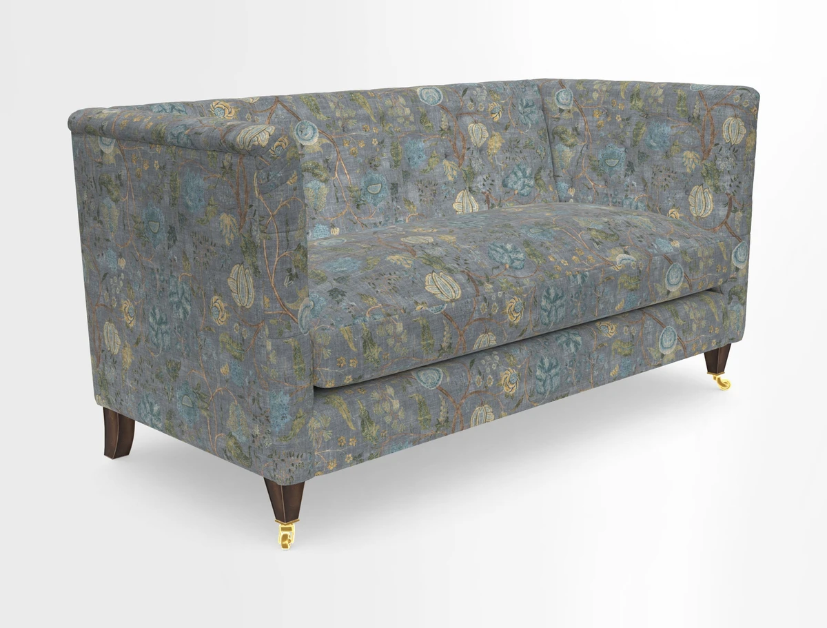 Holt Sofa in Cloth 22 Grand Teton Jade Seat in Cloth 22 Cedar Breaks Jade