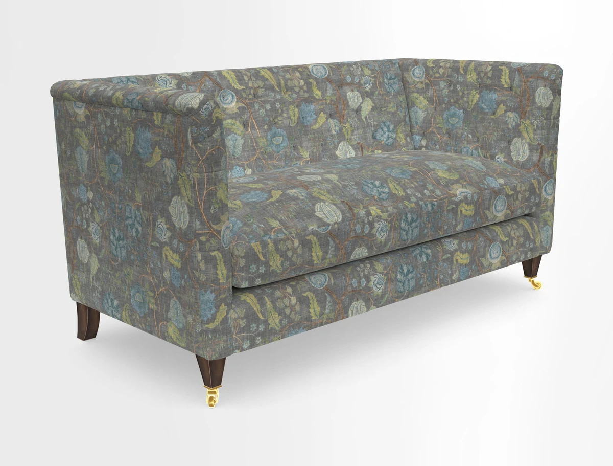 Holt Sofa in Cloth 22 Grand Teton Jade Seat in Cloth 22 Cedar Breaks Jade