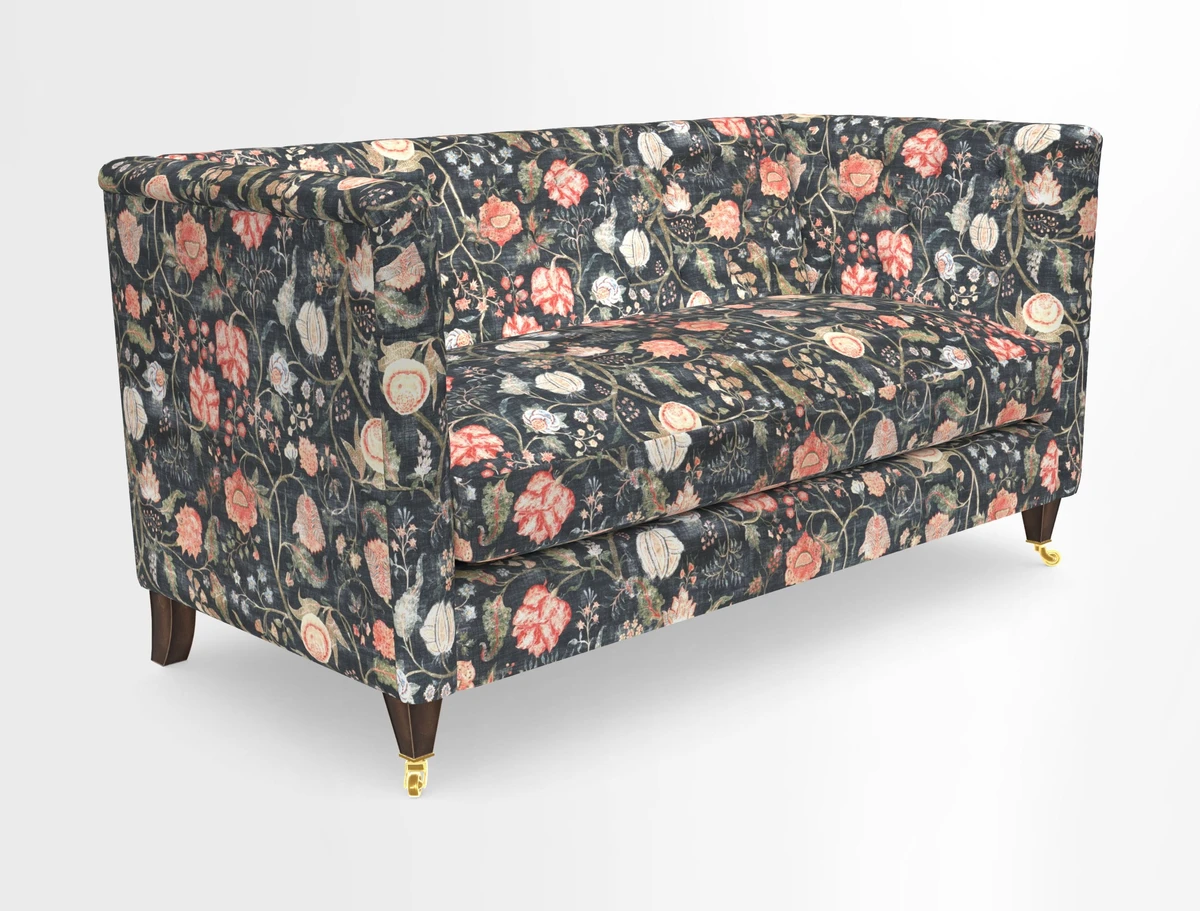 Holt Sofa in Cloth 22 Grand Teton Jade Seat in Cloth 22 Cedar Breaks Jade