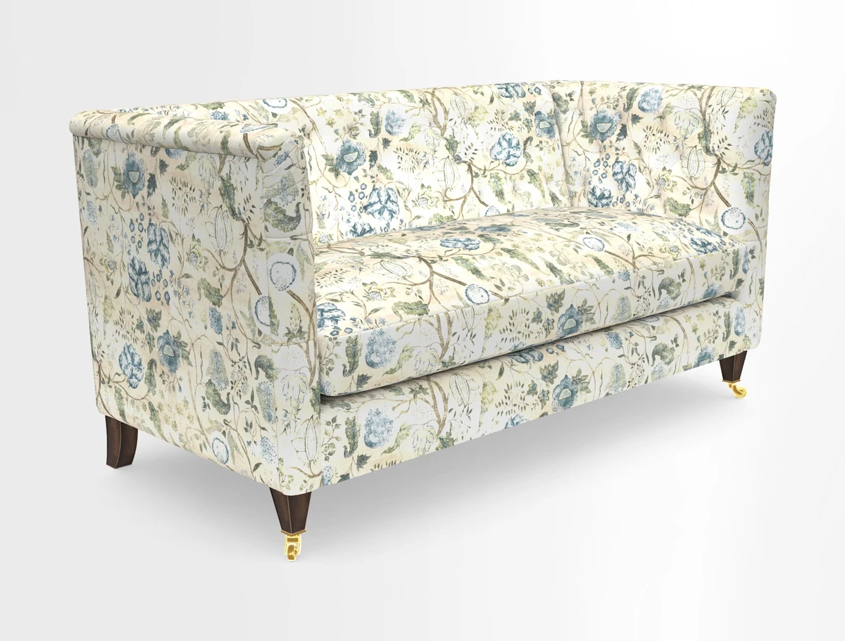 Holt Sofa in Cloth 22 Grand Teton Jade Seat in Cloth 22 Cedar Breaks Jade