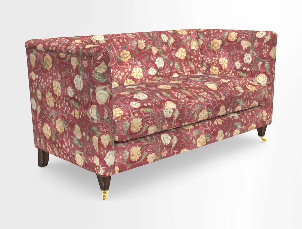 Holt Sofa in Cloth 22 Grand Teton Jade Seat in Cloth 22 Cedar Breaks Jade