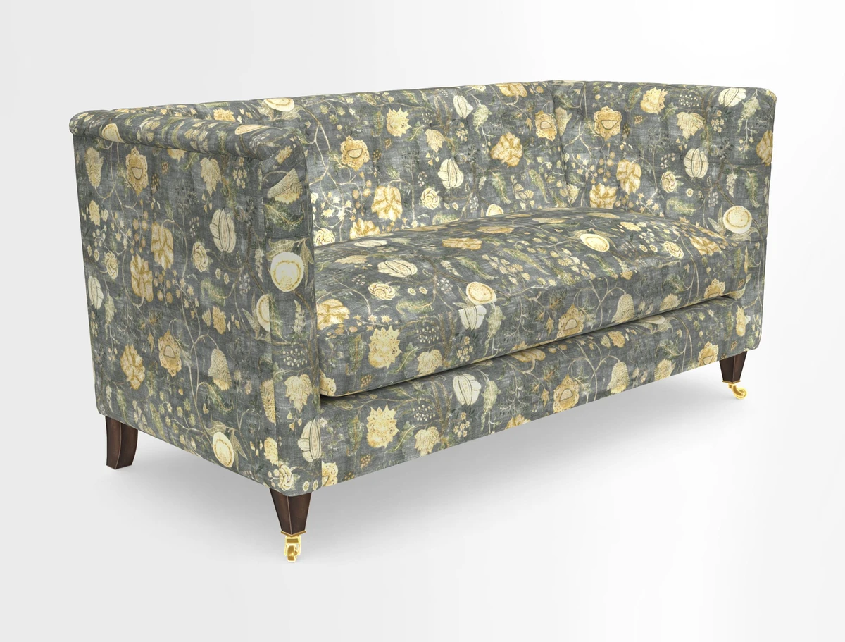 Holt Sofa in Cloth 22 Grand Teton Jade Seat in Cloth 22 Cedar Breaks Jade