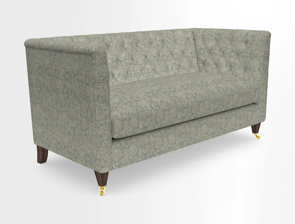 Holt Sofa in Cloth 22 Grand Teton Jade Seat in Cloth 22 Cedar Breaks Jade