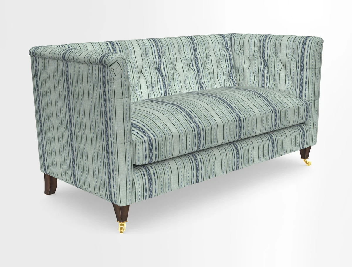 Holt Sofa in Cloth 22 Grand Teton Jade Seat in Cloth 22 Cedar Breaks Jade